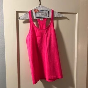Women’s pink athletic tank top